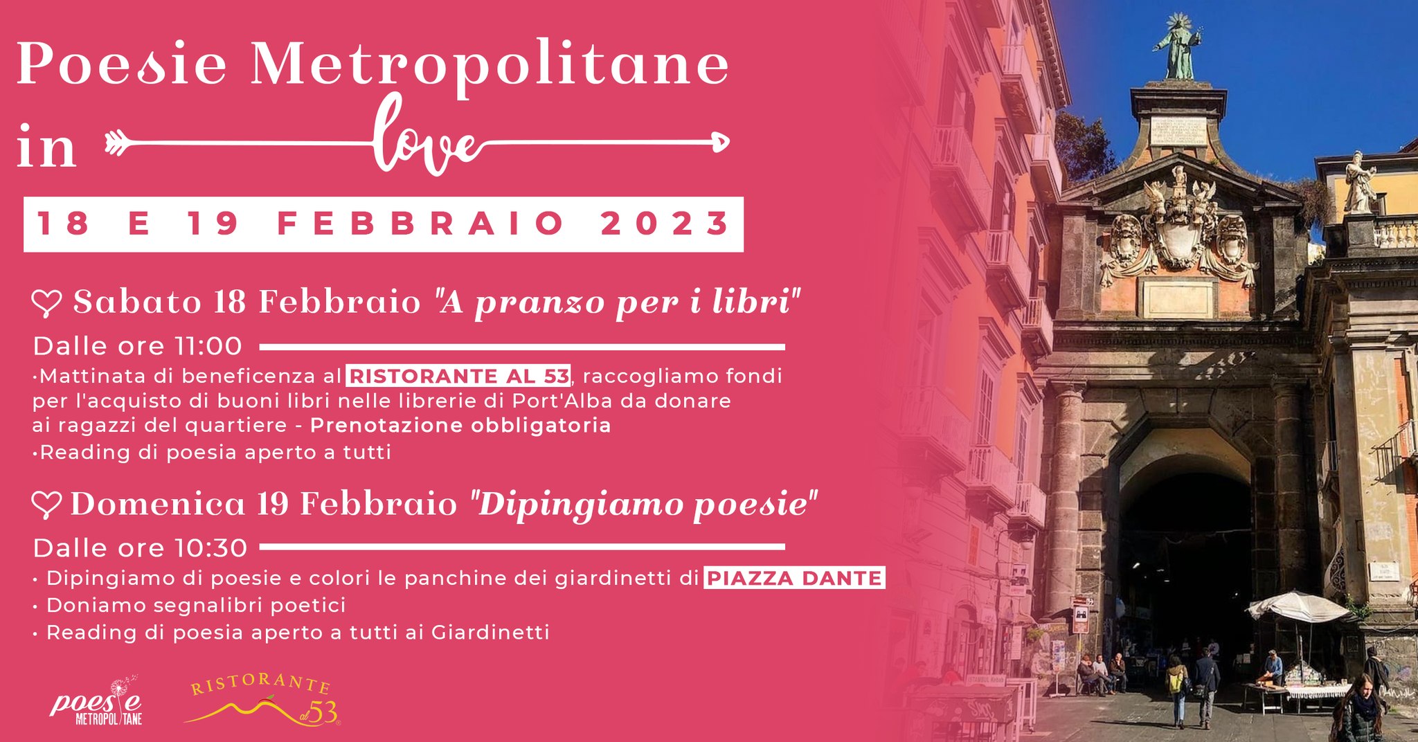 Un'iniziativa per diffondere amore e sostenere le librerie di Port'Alba ...